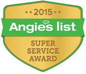 Angies List 2015 Super Service Award Badge
